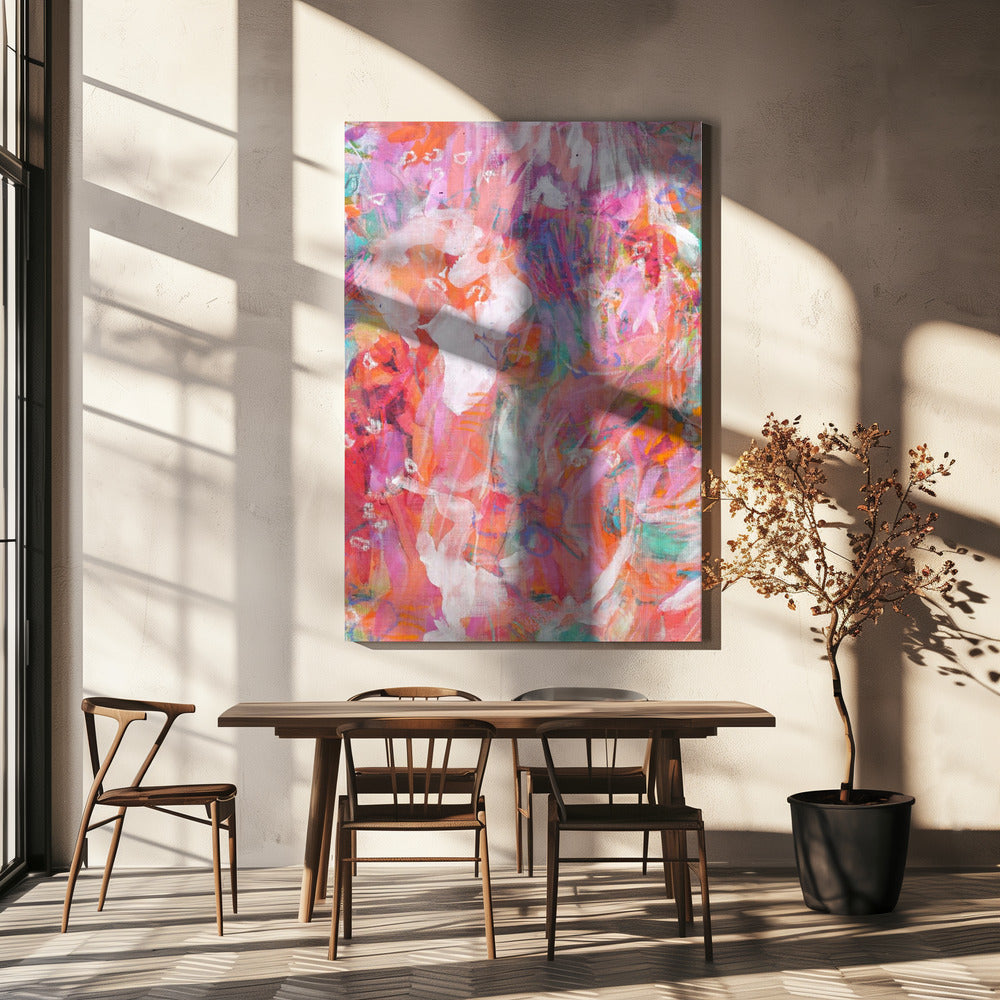 Unter den Rosen | Leinwand