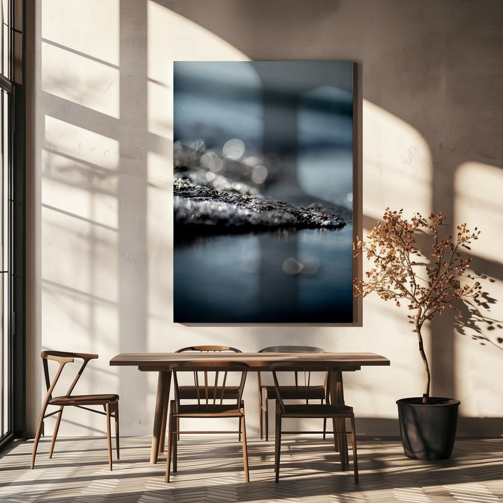 Wellen und Glitzer | Leinwand