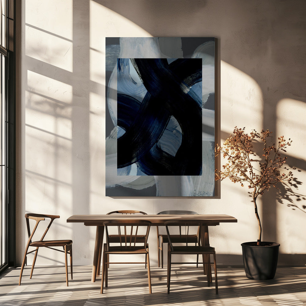 Abstrakte Pinselstriche 150x | Leinwand