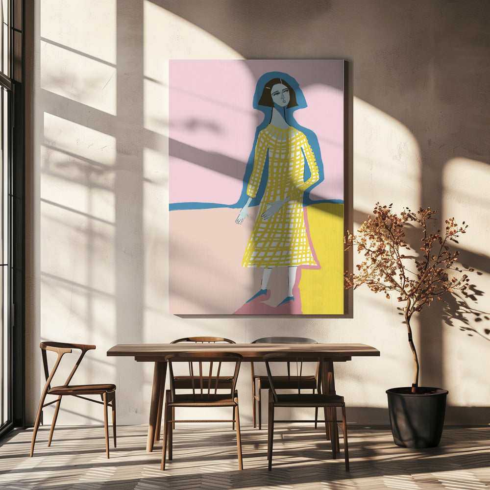 Blaue Dame | Leinwand