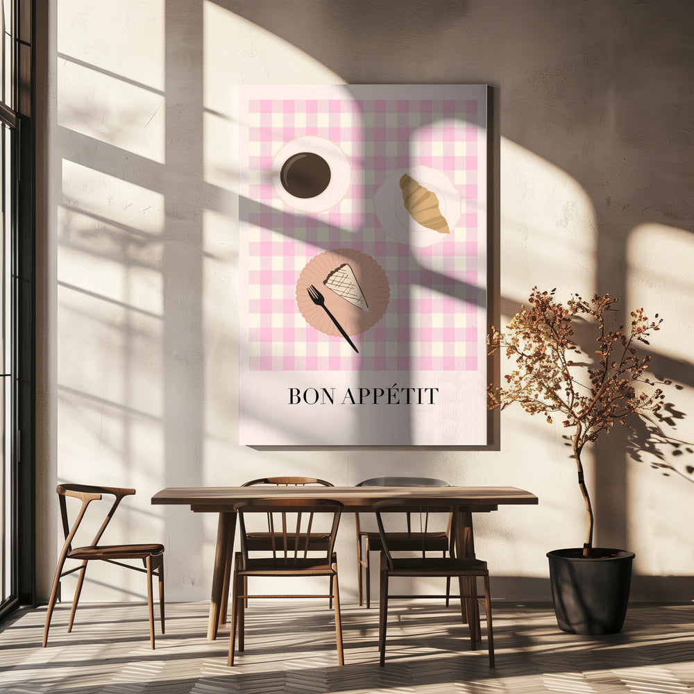 Bonappetitpink Ratioiso | Leinwand