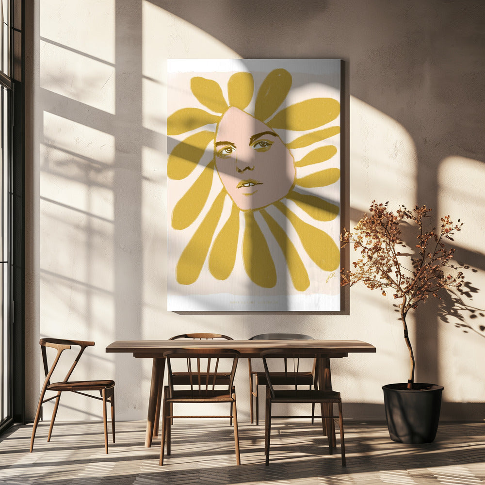 Jlr Flowerhead1 Kopie 2 | Leinwand