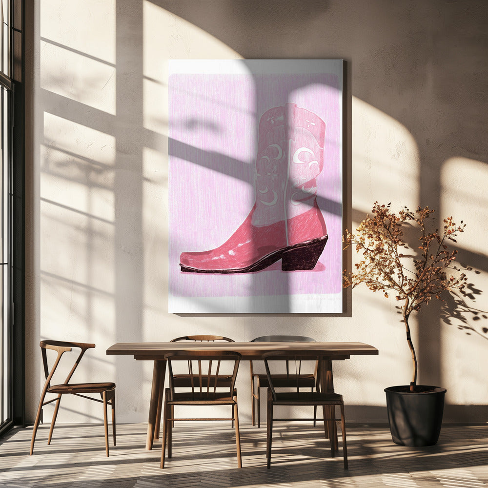 P&c Cowgirlstiefel | Leinwand
