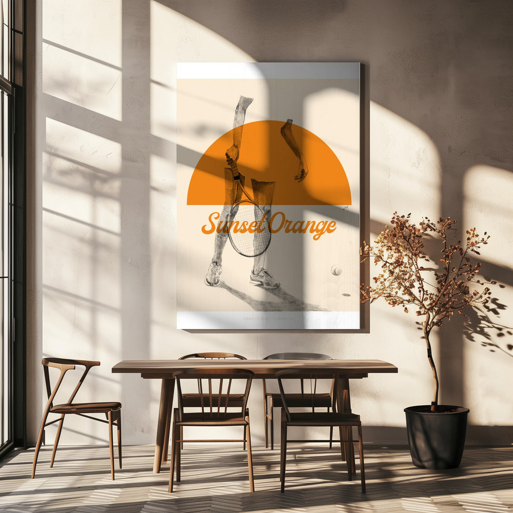Sonnenuntergang Orange | Leinwand