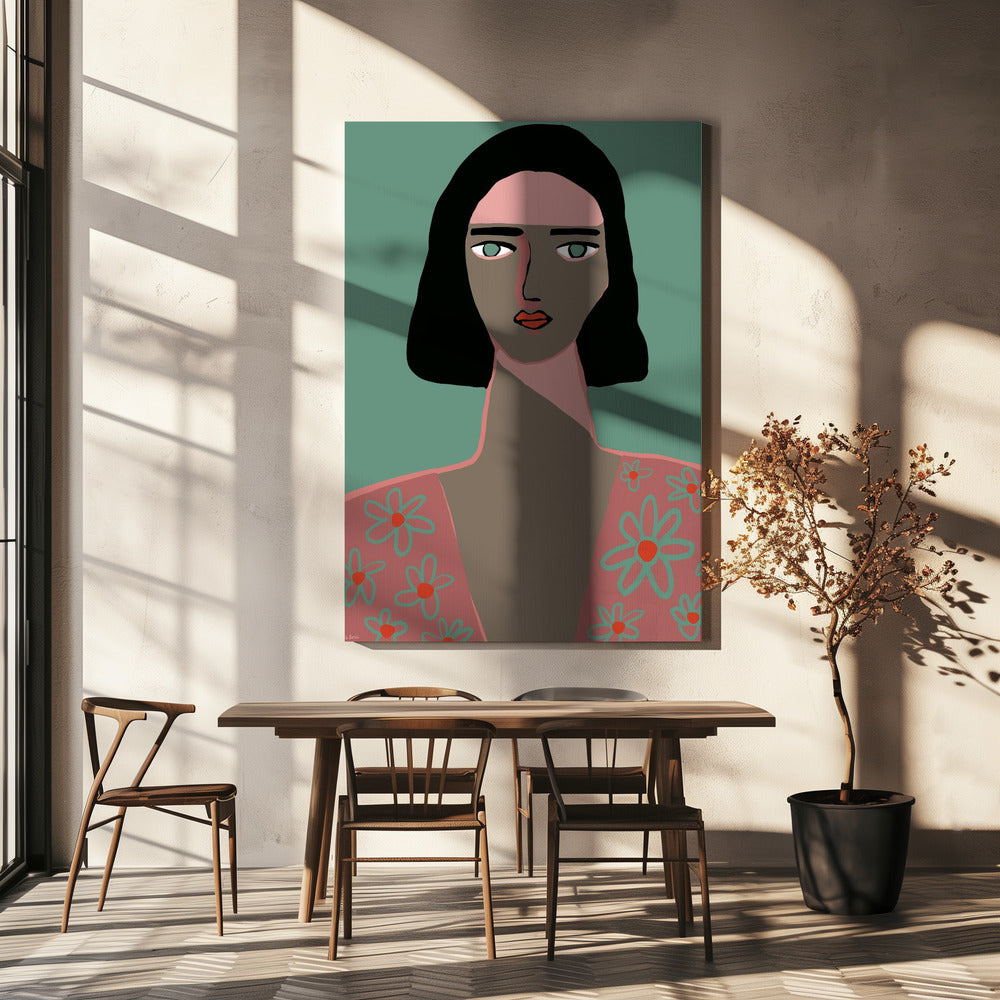 Edle Dame | Leinwand