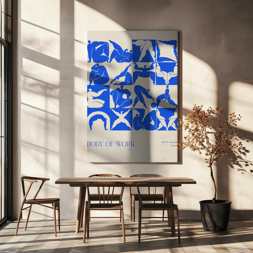 Werk (blau) | Leinwand
