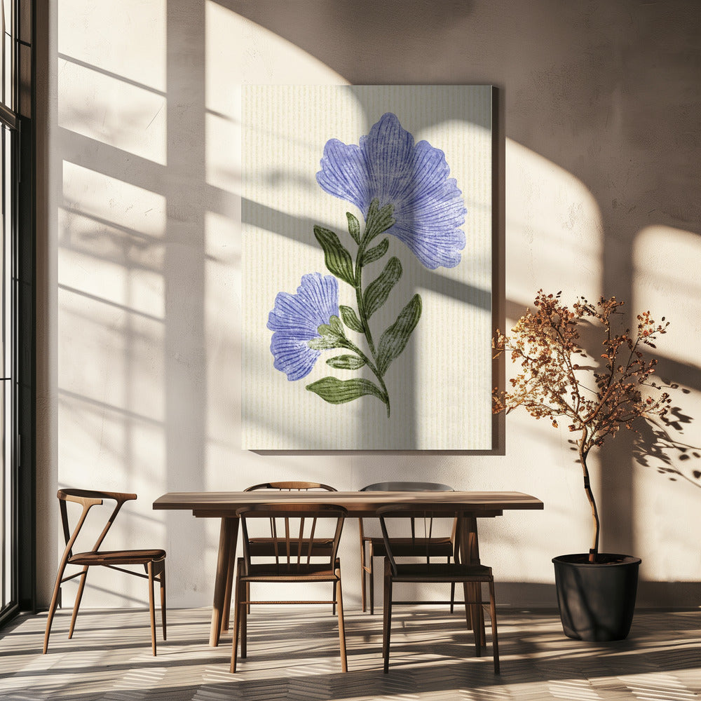 Vintage Blume | Leinwand