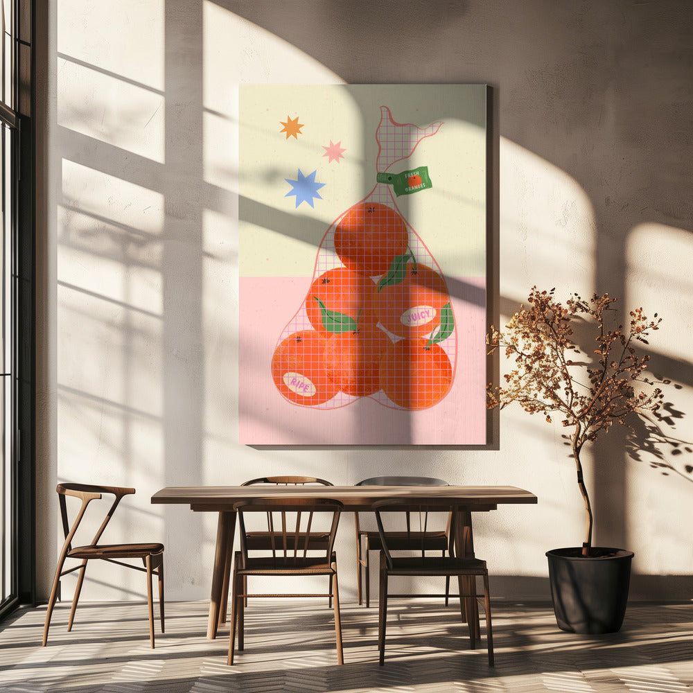Fresh and Ripe Oranges | Canvas