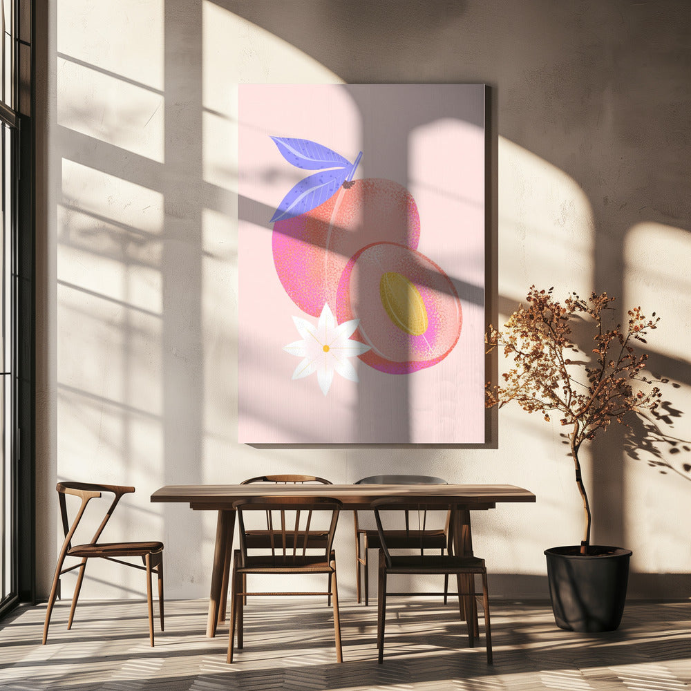Textured Peach | Canvas