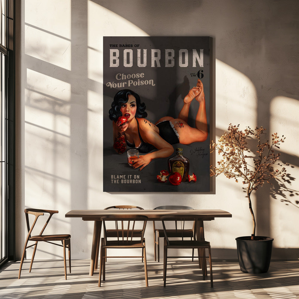 Babes of Bourbon Band 6 Wähle dein Gift Sexy Pinup | Leinwand