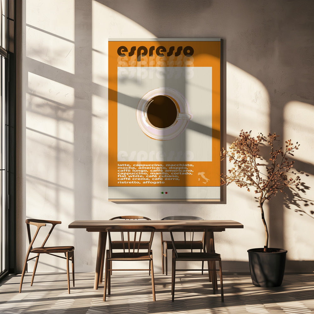 Espresso Poster | Leinwand