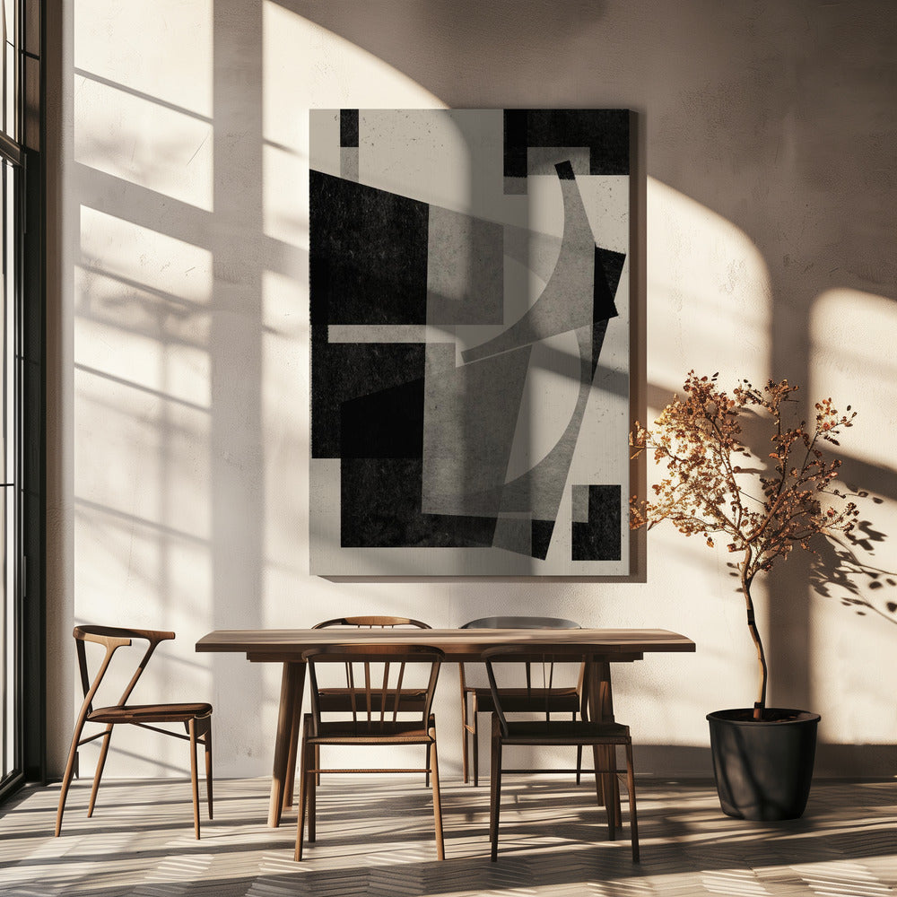 Geometrische Schatten | Leinwand