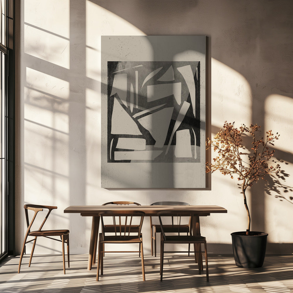 Geometrische Schatten | Leinwand
