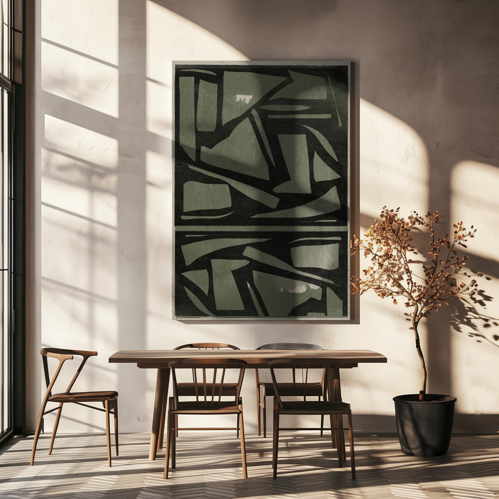 Zerschmetterte Geometrie | Leinwand
