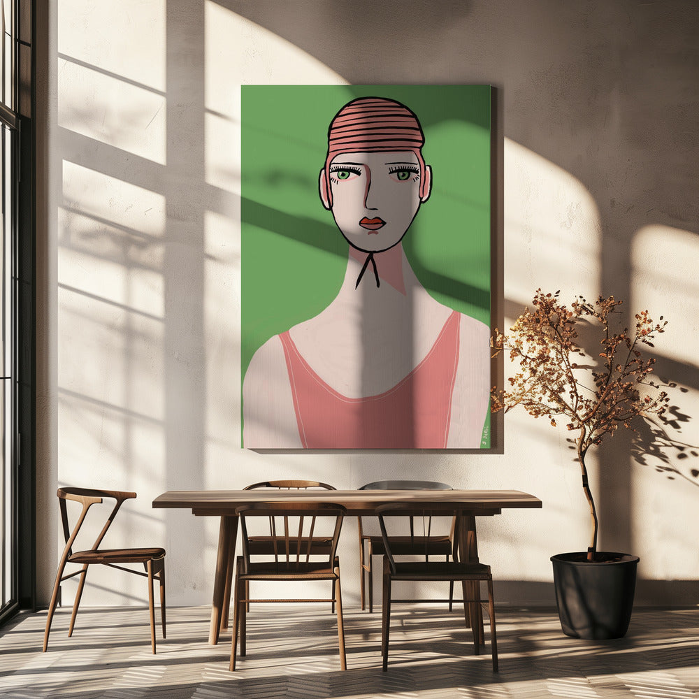 Der Schwimmer | Leinwand