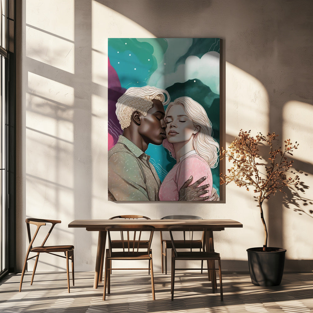 Kosmische Romantik | Leinwand