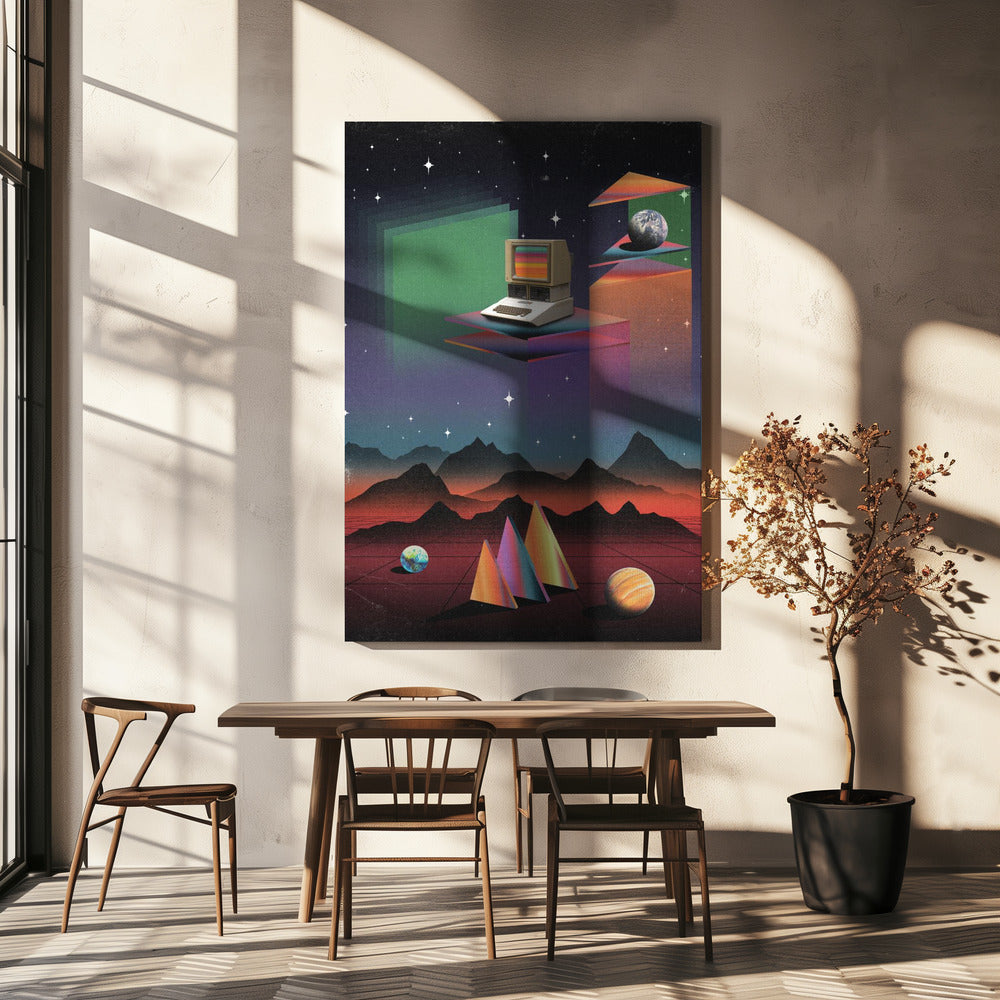 80s CRT Computer | Canvas