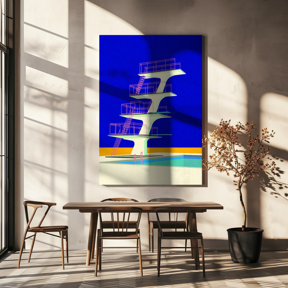 Sprungturm | Leinwand