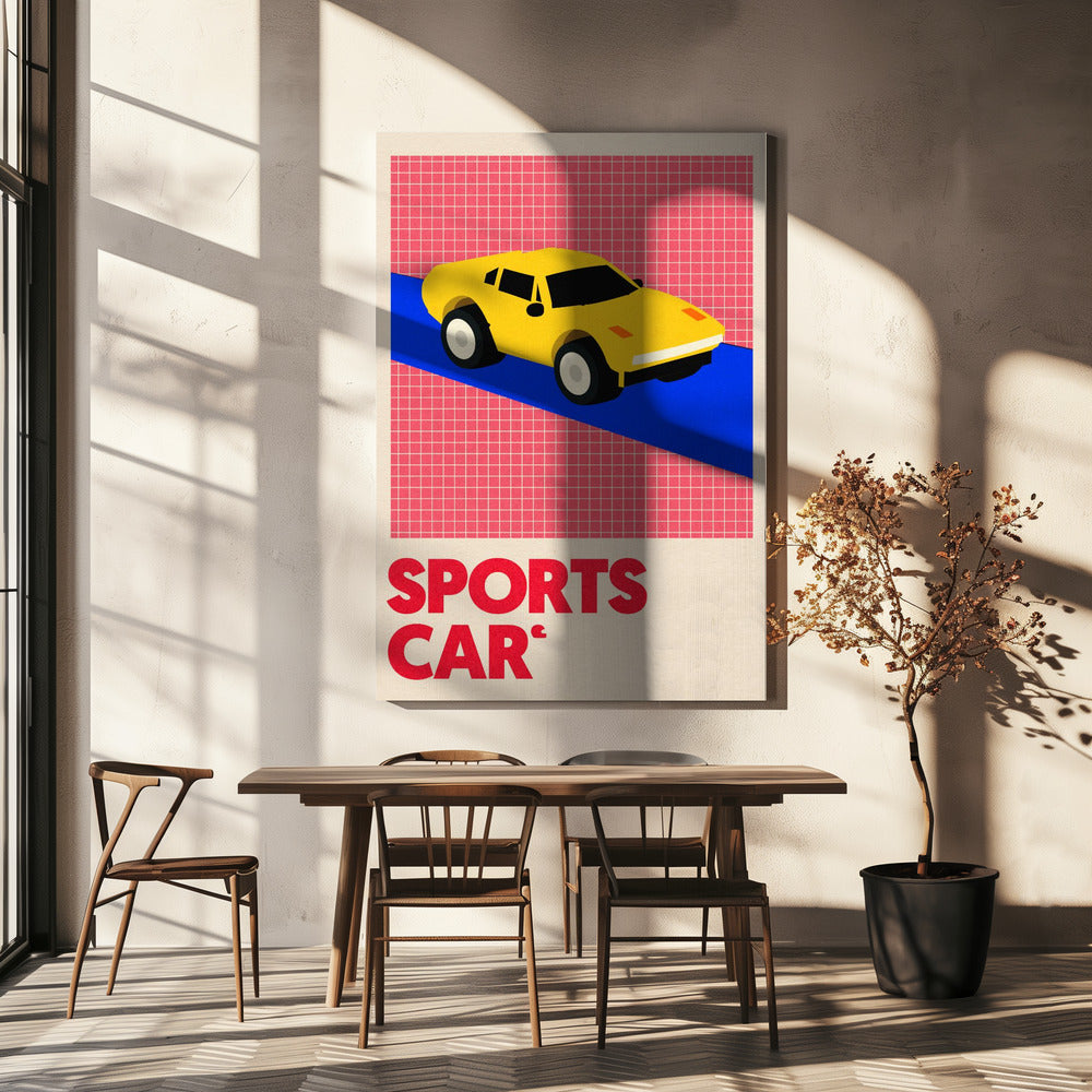 Sportwagen | Leinwand