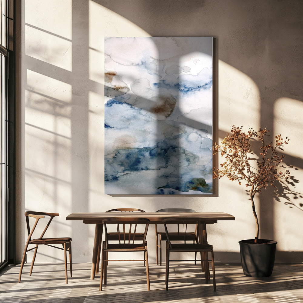 Oben in den Wolken 4 | Leinwand
