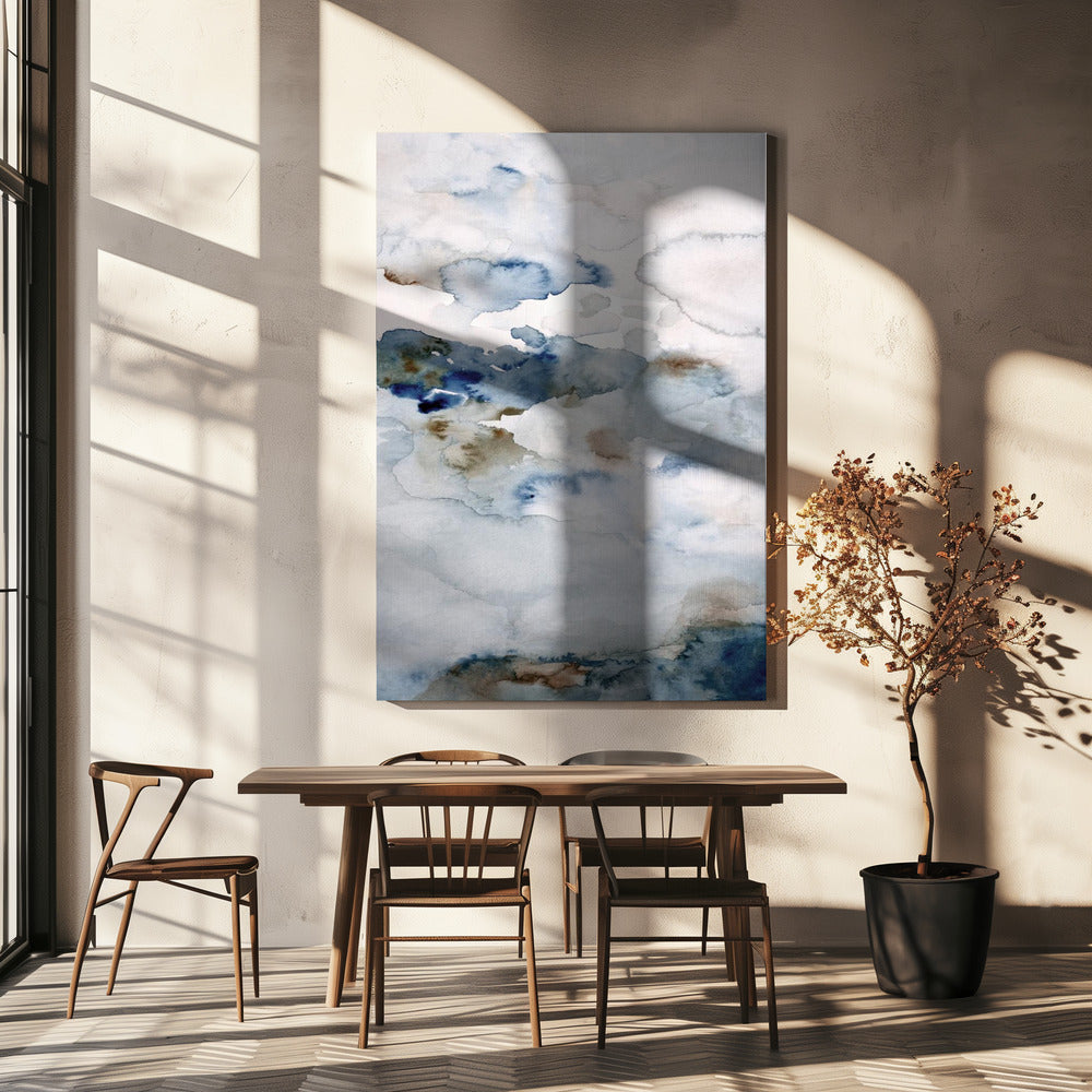 Oben in den Wolken 3 | Leinwand