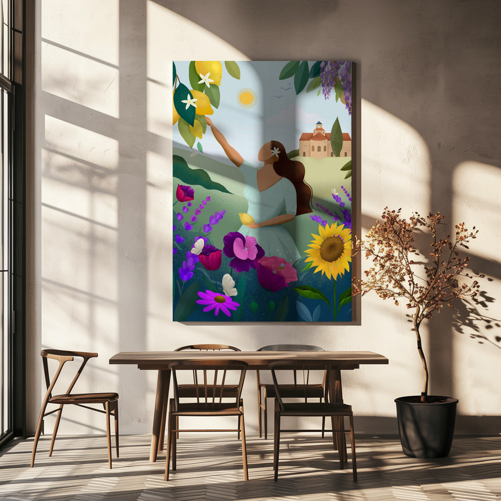 Sommer in der Provence | Leinwand