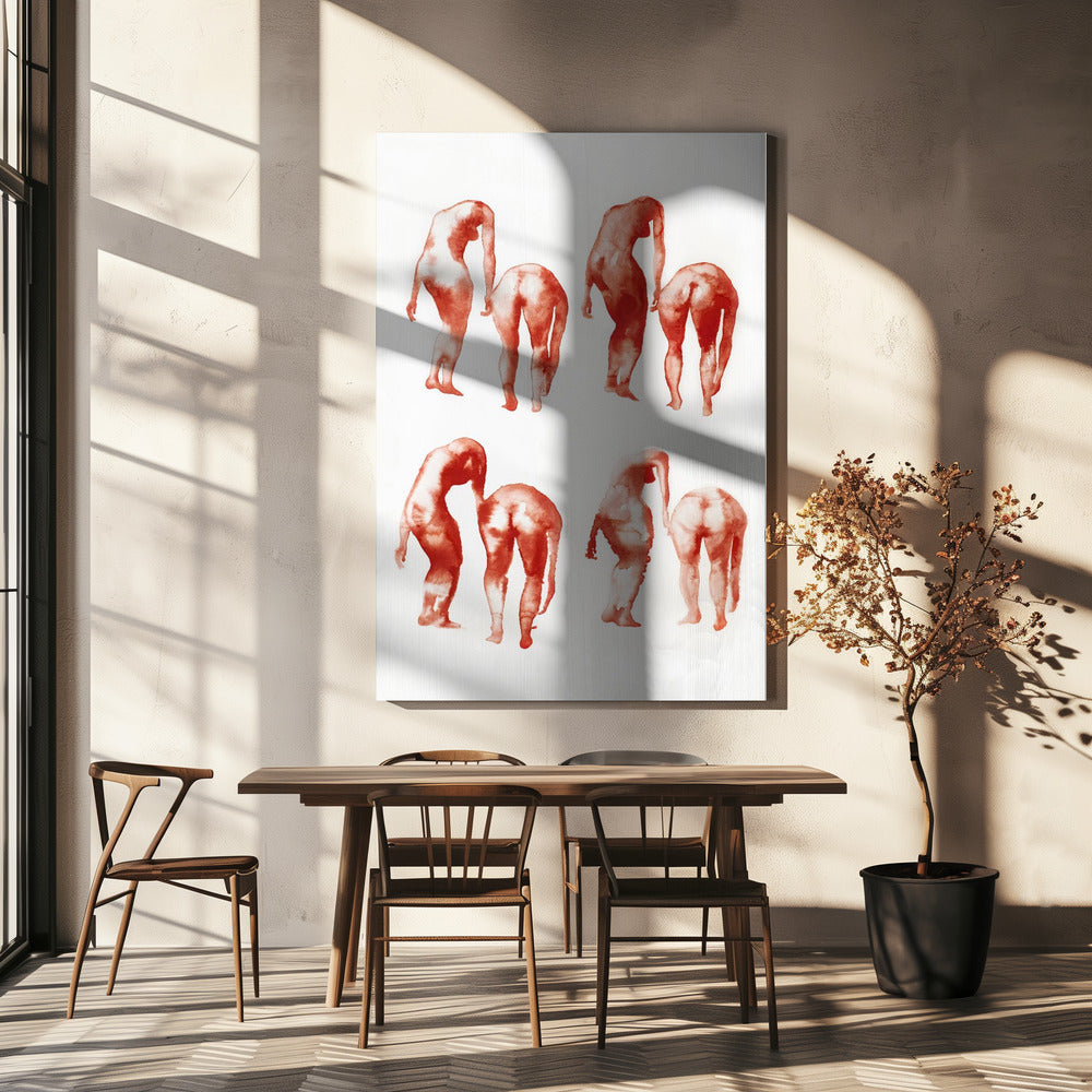 Figure Motion Study 2x4 | Canvas