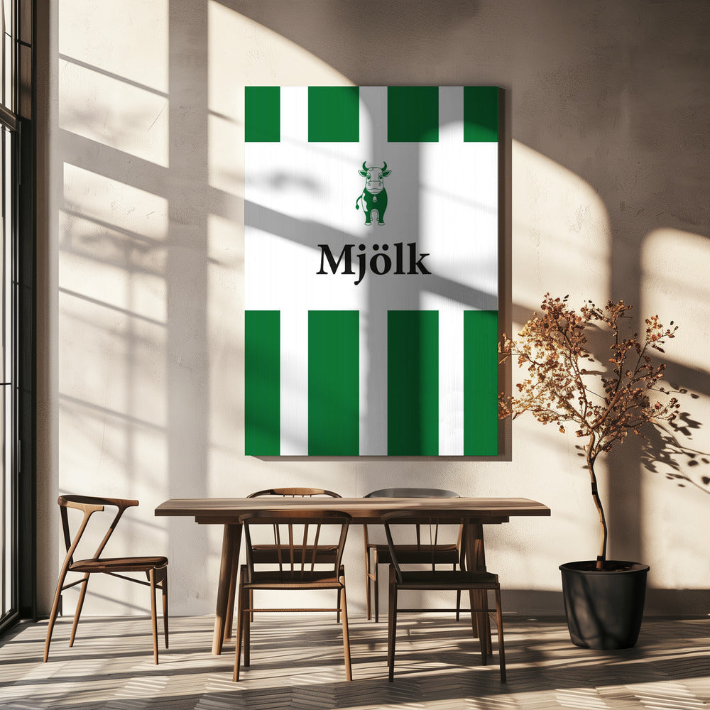 Mjölk Röd | Leinwand
