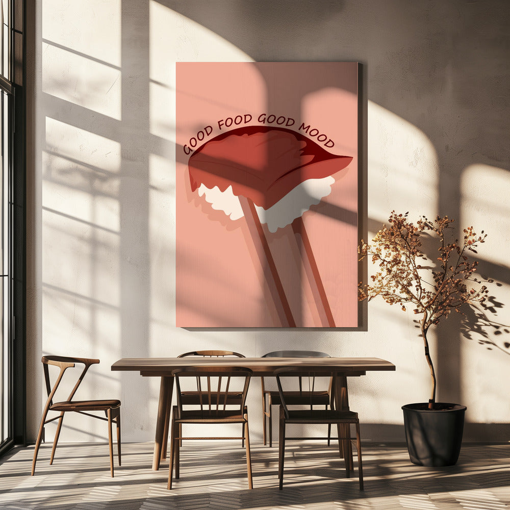 Essen ist wichtig | Leinwand