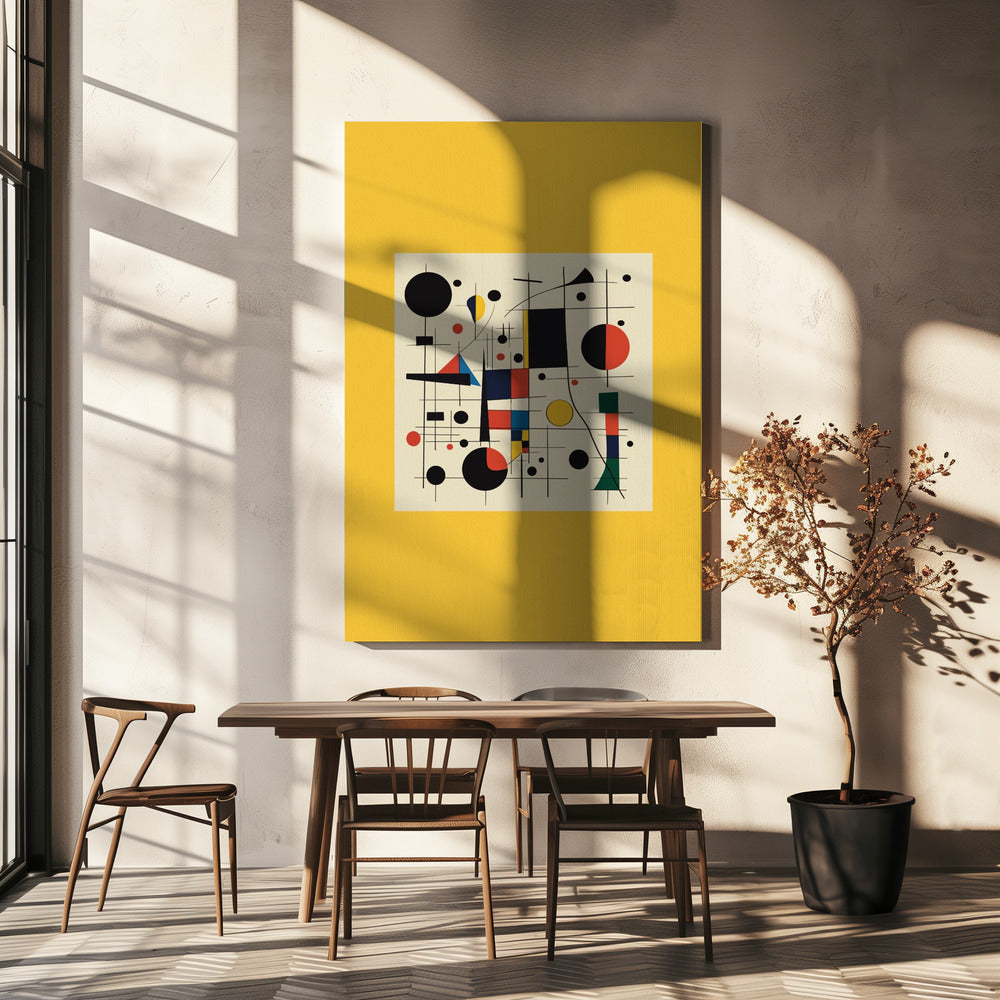 Abstract Geometry And Vibrant Colors | Canvas