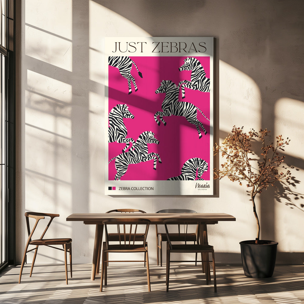 NUR ZEBRAS. Zebra Kollektion | Leinwand