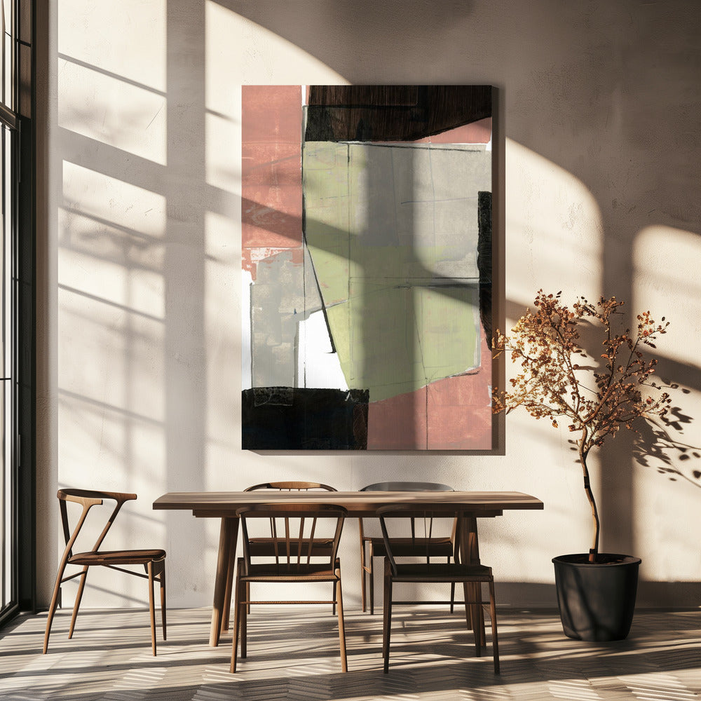 Abstrakte neutrale Architektur 1 | Leinwand