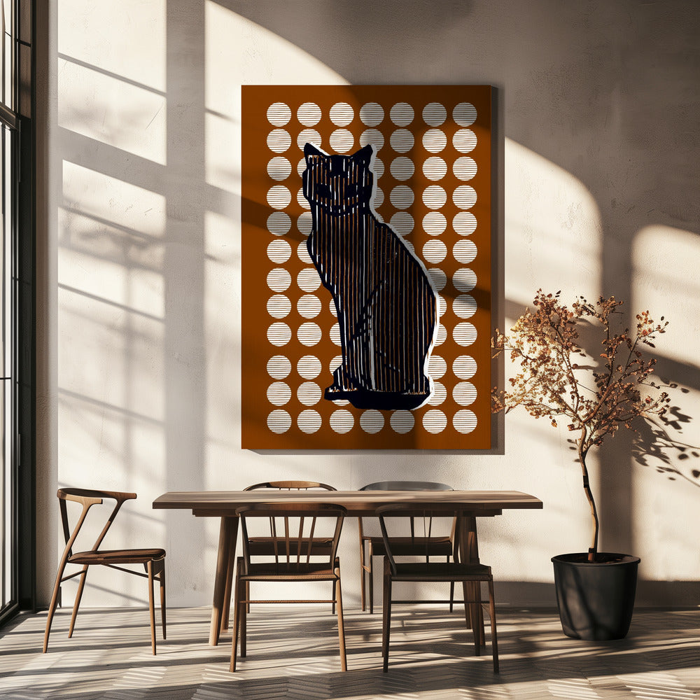 Jenseits Katze 3 | Leinwand