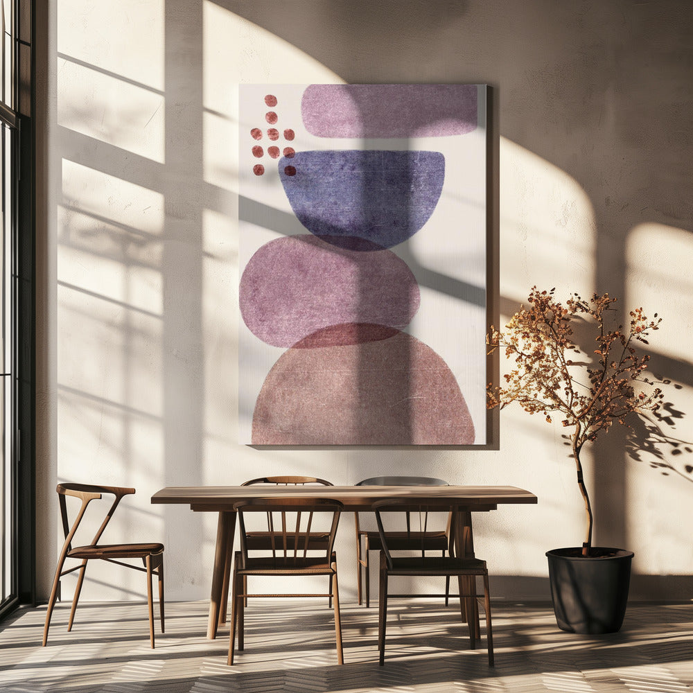 Geschichtete Harmonie | Leinwand