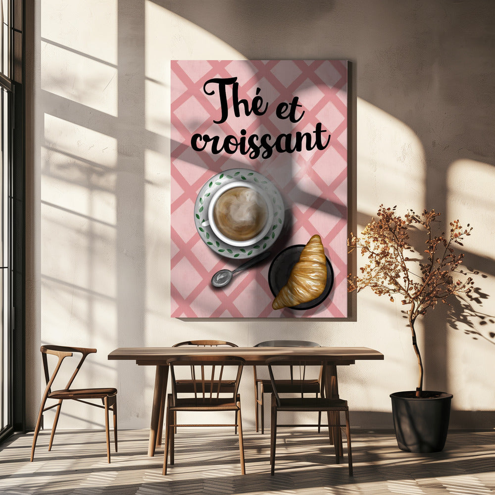 Das Croissant | Leinwand