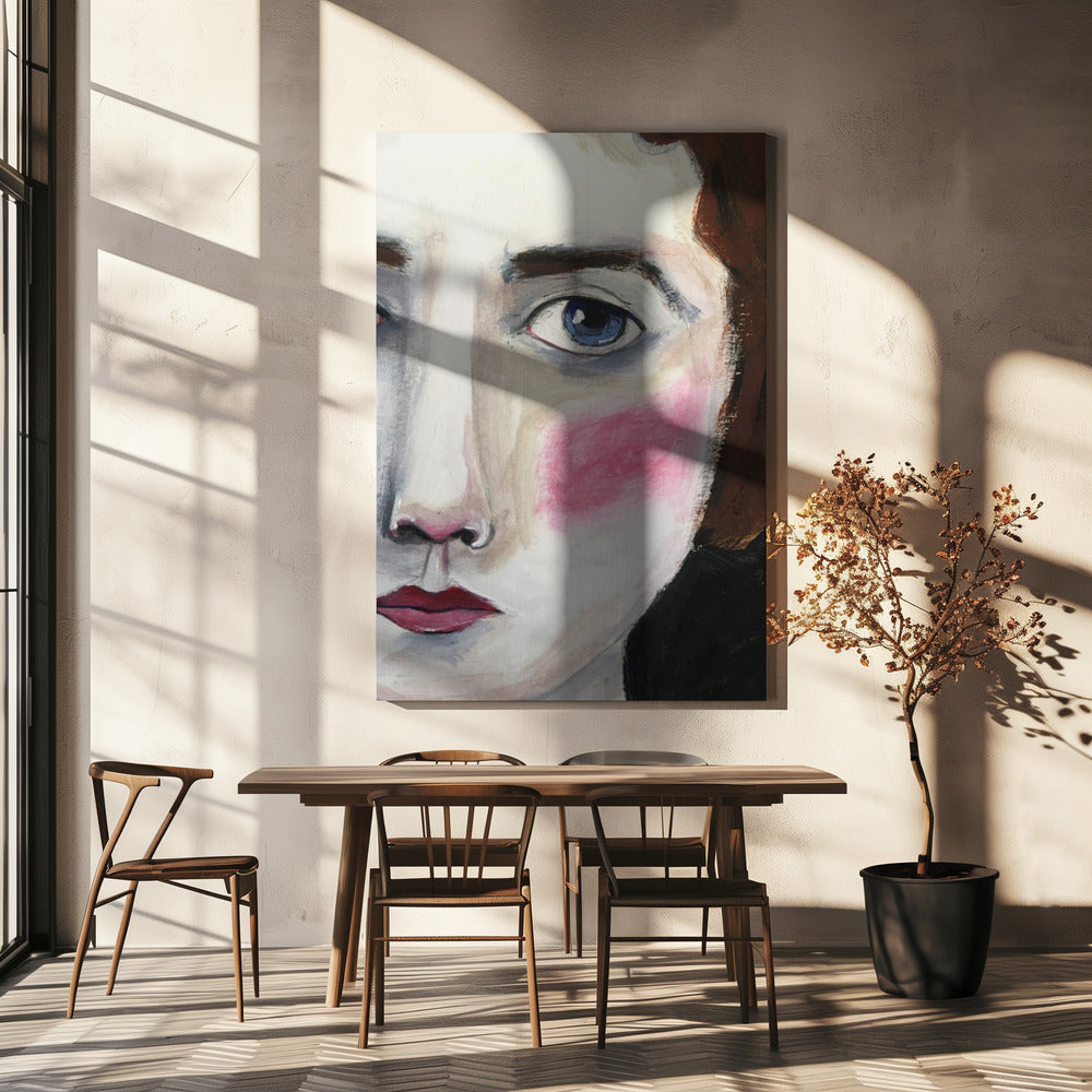 blaue Augen | Leinwand