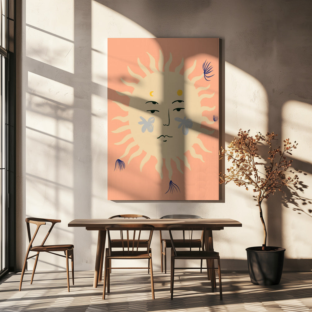 Serene Sunburst | Canvas