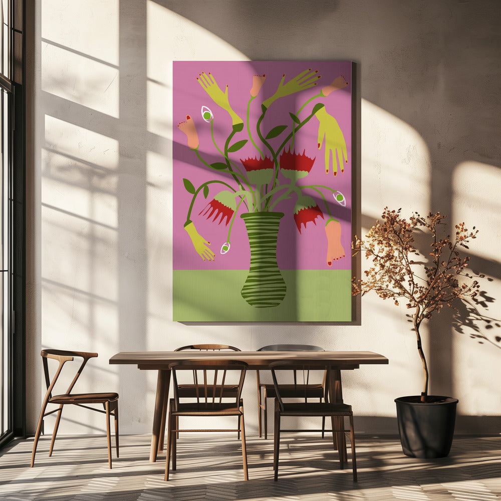 Die seltsame Vase | Leinwand