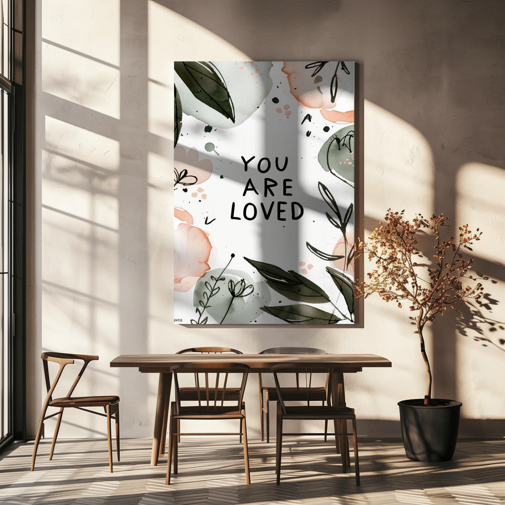 Florale Affirmation | Leinwand