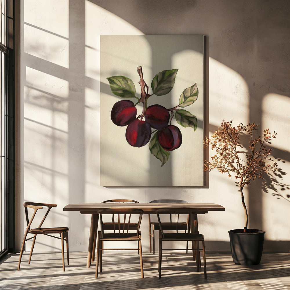 Vintage-Obstsammlung | Leinwand
