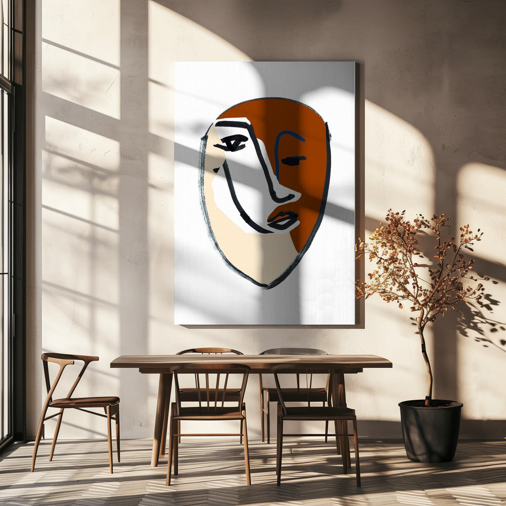 Visage Nr. 5 | Leinwand