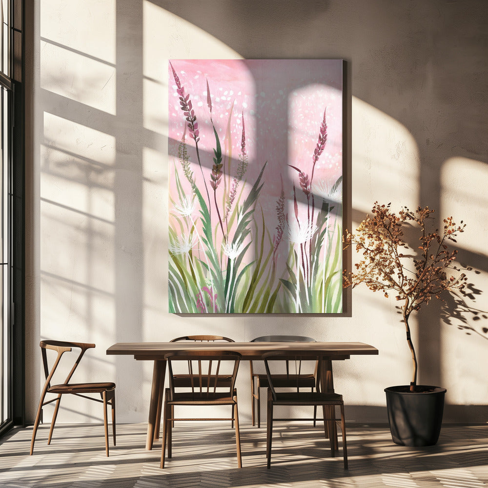 Pink and Green 33 | Canvas