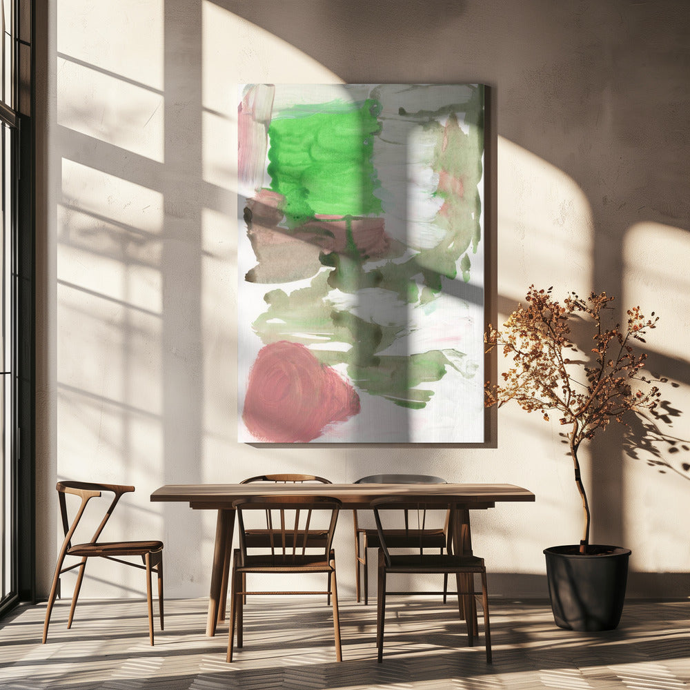 Aquarell Organische Formen 3 | Leinwand