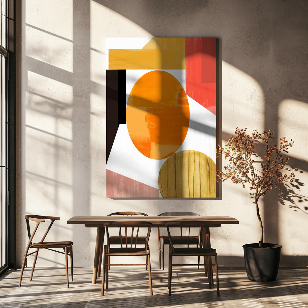 Geometrische Wärme Nr. 2 | Leinwand