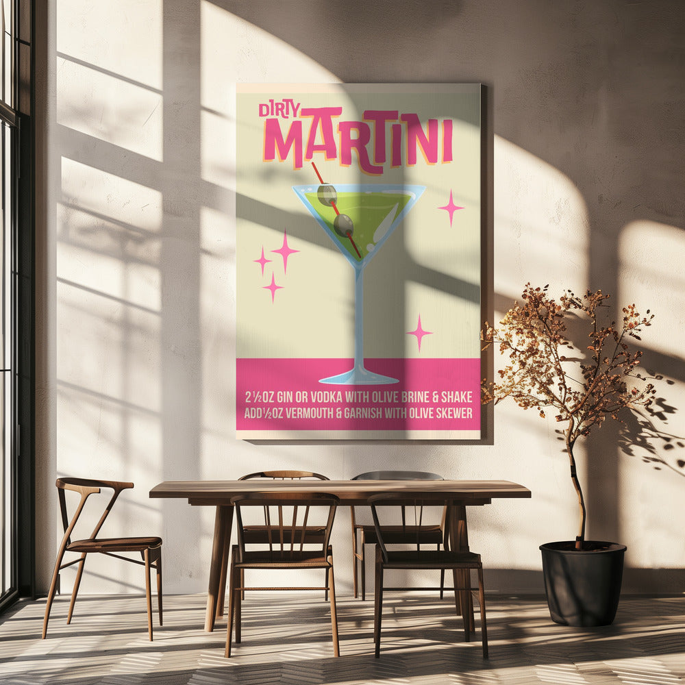 Dirty Martini Cocktail 01.png | Canvas