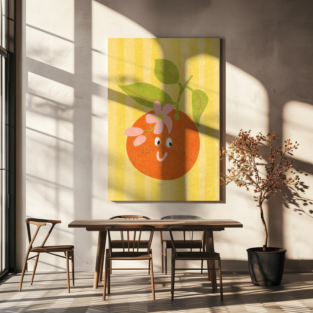 Hallo Orange | Leinwand