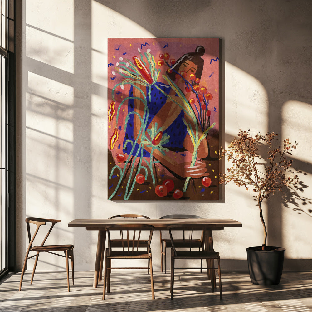 Pick a flower | Canvas