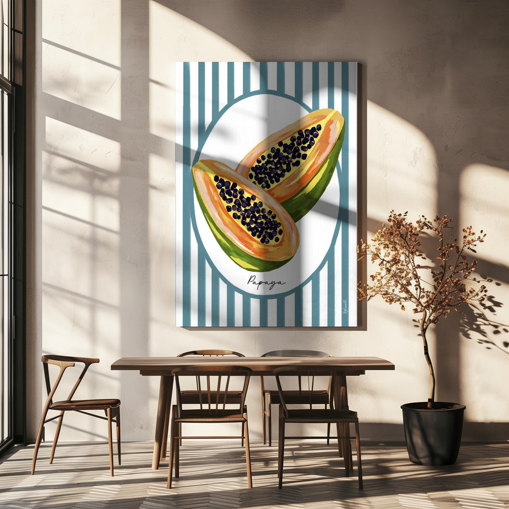 Papaya | Leinwand