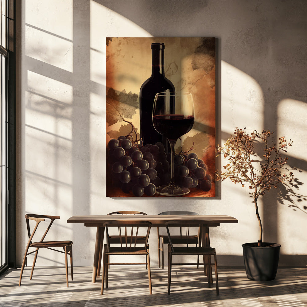 Rotwein Nr. 2 | Leinwand