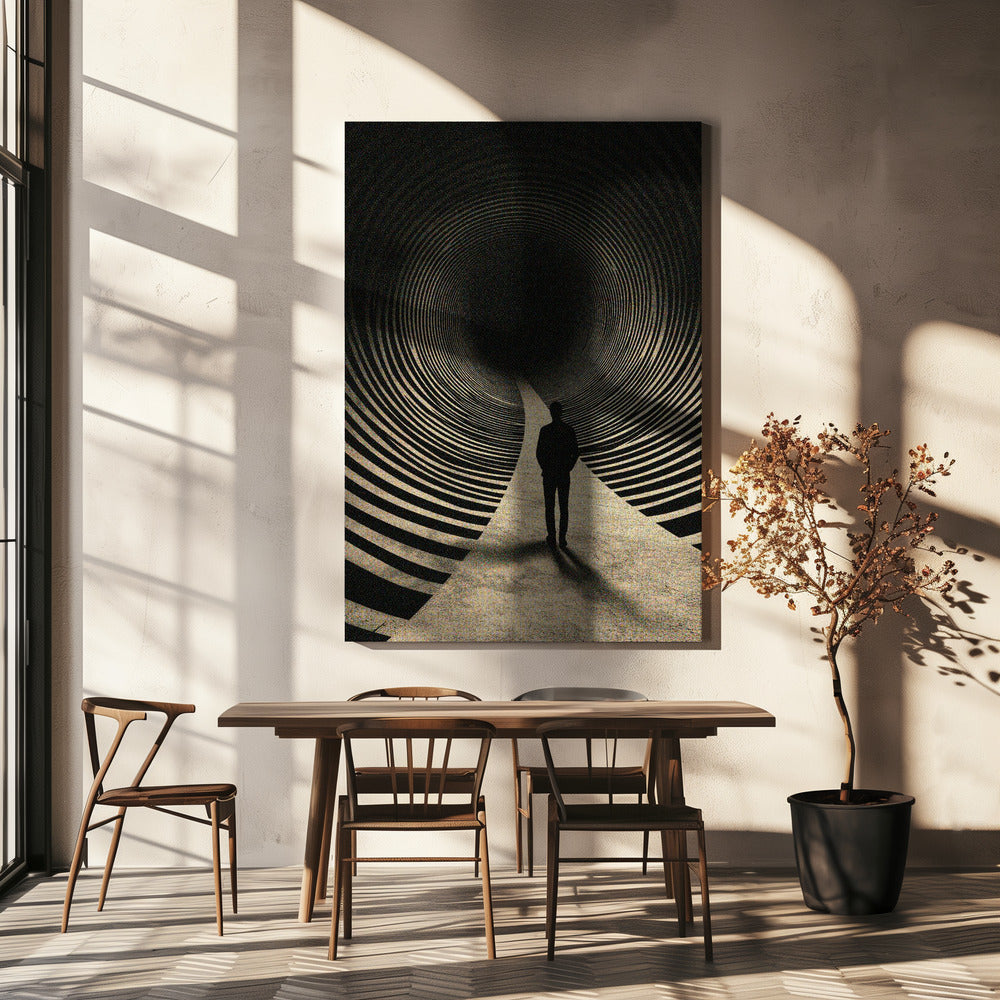 Opart Tunnel | Leinwand